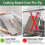 Stainless Steel & Wood Cutting Board - Dual-Sided, Scratch for Kitchen 5