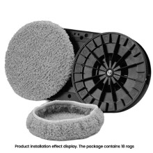 Microfiber Cleaning Cloth for Hobot 188 / 168 / 198 / 388 Window Cleaning Robot Replacement Towel Dust Cloth Parts