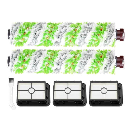 Brush Filter Replacement Compatible for  CrossWave Pet Pro All in One, 2 Multi-Surface Brush Roll 1868 1