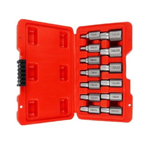 13Pcs Screw Extractor Set for Damaged Screws and Broken Bolts Easy Out Drill Bits 2