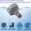 P6H1419 Adaptador de Conector de Dreno de Mangueira de 1,25 Polegadas para Piscina acima Do Solo - Pacote com 2 Unidades 3