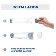 2 Supports de Filtre à Eau pour Machines pour 2.0, Kit de Démarrage de Filtre à Eau, Pièces de Rechange pour Machines à Café pour