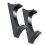 For   U Black Console Holder Horizontal Bracket 2