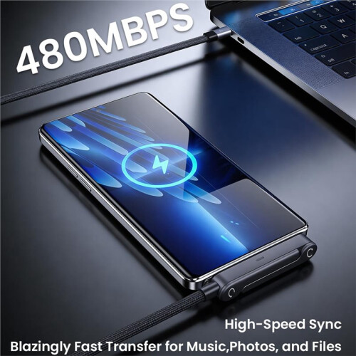 30W TypeC-Lighting Charge Cable with Stand for Fast Charging and Data Sync 1.5m 1