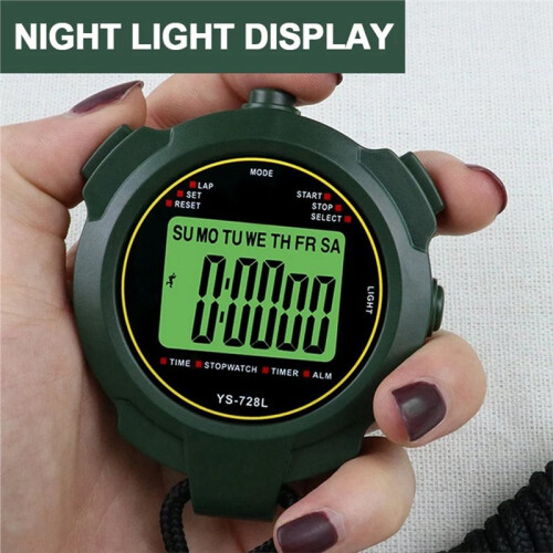 30h Chronometer Handheld Pocket Stopwatch Professional Digital Sport Stopwatch LCD Timer Stop Watch Timer Tools 1