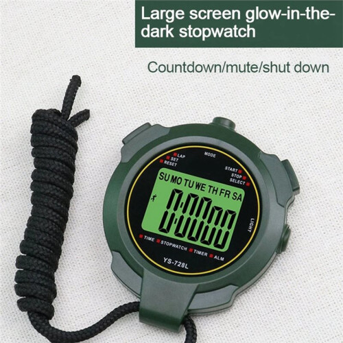 30h Chronometer Handheld Pocket Stopwatch Professional Digital Sport Stopwatch LCD Timer Stop Watch Timer Tools
