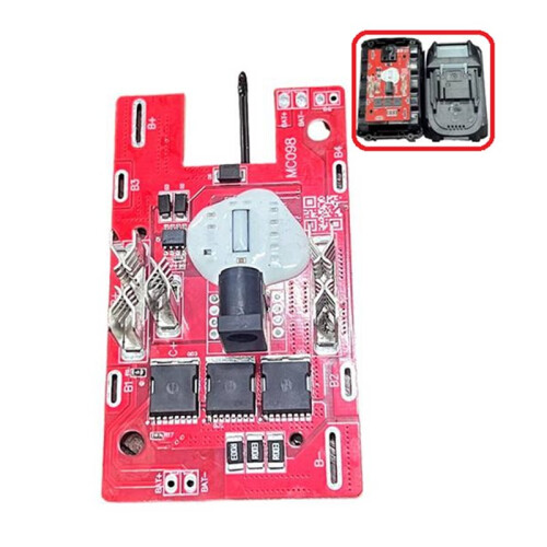 10Core Battery Storage Box Case for  21700DC 150A Protection Board +Light Panel for  Replacement Parts 2