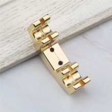 Golden Metal Violin Mute for Silent Practice - Compatible for 1/2, 3/4, 4/4 Violins, Ideal for Nighttime Sessions