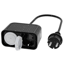 WIFI pour Prise de Courant Extérieure Intelligente, Étanche IP44, Doodle Smartlife, Télécommande, Support de Minuterie pour Prise EU