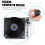 Adaptador Universal de Alumínio para Disco de Vinil de 45 RPM com Cúpula Central para Toca-Discos de 7 Polegadas (EP) 6