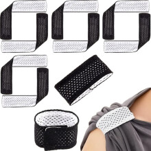 8 Count Softball Sleeve Holders Breathable Mesh Material, Adjustable Straps for Sports Bands, Baseball, Soccer, Shirts