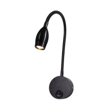 Lampe de Lecture Murale LED Rotative Ă 360 avec Col de Cygne Ajustable pour Table de Chevet et de Nuit