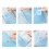 Cuaderno Plegable Tipo Acordeón A7 Transparente Recargable para Estudiantes 7