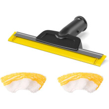 Accessoire pour Nettoyeur Vapeur de Vitres pour SC1/ SC2/ SC3/ SC4/ SC5/ SC7/ CTK10/20, Incluant 2 Housses en Microfibre