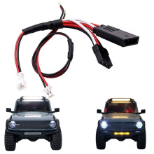 RC Car Roof Lamp LED Bumper Light for 1/30 RC Crawler Car SCX30 RC Car Upgrade Parts Accessories Yellow Light