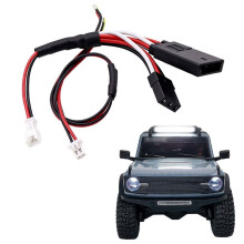 Lámpara de Techo LED para Coche RC, Luz de Parachoques para el Coche de Oruga RC para 1/30 SCX30, Piezas y Accesorios de Mejora para Coches RC, Luz