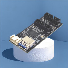 Adaptador Divisor de Placa Base USB 3.0 de 19 Pines A Doble 19 Pines con Concentrador USB 3.2 GEN1, Tarjeta de Extensión de 19 Pines A Doble 19 Pines