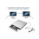 USB 3.0 with Type C Adapter External CD Burner Optical Drive RW DVD ROM Burner Player Writer Reader for Laptops PC 2
