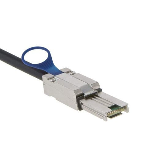 SAS HD SFF 8088 to SFF 8644 Internal External Server Cable 6Gbps High Speed Data Cable Black Flat Connector 0.5m 2
