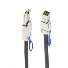 SAS HD SFF 8088 to SFF 8644 Internal External Server Cable 6Gbps High Speed Data Cable Black Flat Connector 0.5m