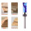 Top Bearing Compression Flush Trim Router Bit 1/4" Shank for Woodworking 5
