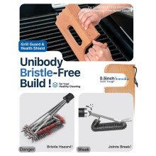 Wooden Grill Scraper, Grill Grate Cleaner for Traeger Grills - Safe Bristle-Free Grill Cleaning Tool