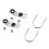 2 Pcs Radiator Relocation Brackets Radiator Relocation Brackets for  CRX Integra K20 K24 4
