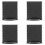 4X Car Center Console Sliding Shutters Cup Holder Roller Shutter Cover for - C-Class W203 2000-2007 1
