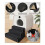 Adjustable 3 Steps Litter Box Ramp with Filter Function,Detachable Litter Trapper,Easy Clean Cat Litter Stair 6