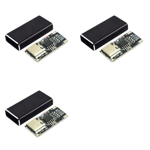 3X PD/QC/AFC/PPS/FCP Typ-C Decoy Board USB-C Boost-Modul Typ-C Trigger Polling Detector Power Schnellladeboard