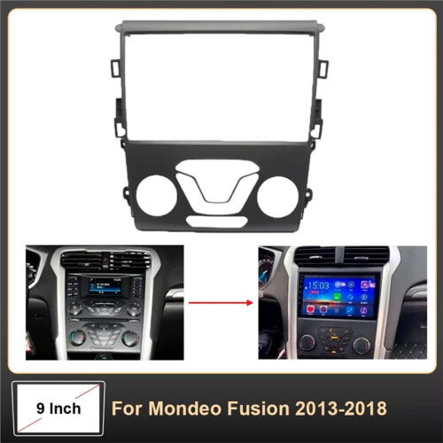 Autoframe-Adapter Canbus-Boxdecoder voor  Mondeo Fusion 2013-2018 Radio-Dashboardmontageset 1