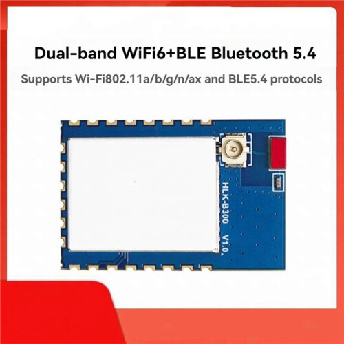 Kit de Test de Module WiFi 6 +  5.4 : Module Sans Fil Double Mode Série Basse Consommation avec Firmware AT pour Maison Connectée 2