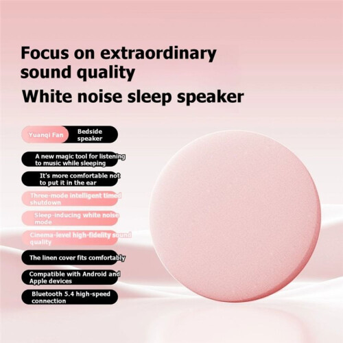 Portable Under Pillow  Sleep Speaker Soft Pillow Speaker Sleep Aid for Relaxation Sleeping 2