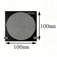 Schumann Resonance Generator with Antenna Plate 0.1-99999Hz Adjustable Frequency Healing Device Sine Wave Generator