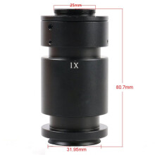 0.4X/1X Adapter Tube C-Mount Lens Connector for Zoom WD100 Lens 0.4X