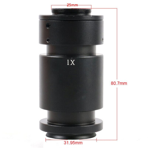 0.4X Adapterrör C-Mount Linsanslutning för Zoom WD100 Lins