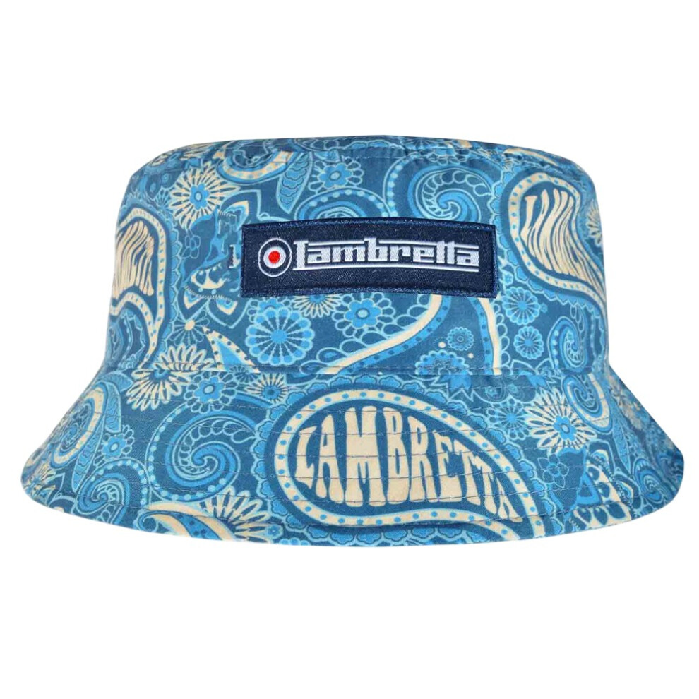 Lambretta (One Size, Dark Blue) Paisley Bucket Hat