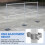4 Pcs Adjustable Upright Clamp for Wedding, Events, Exhibitions, 1.5" or 2" Diameter Pipe and Drape Accessories 3