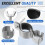 4 Pcs Adjustable Upright Clamp for Wedding, Events, Exhibitions, 1.5" or 2" Diameter Pipe and Drape Accessories 4