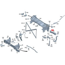 Headlight Left Right Frame Pillars A1676201401 A1676201601 for - W167 GLS450 GLS-Class GLE400 GLE-Class