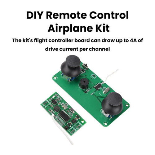 Simple Drone Remote Control Kit 2.4G Dual Motor Drive Control Board DIY Drone Remote Control Module 1