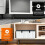 6 Pack DVD Storage Bags, Clear PVC DVD Case Holder with Handles, Front Window Zipper Design, Stackable Media Organizer 6
