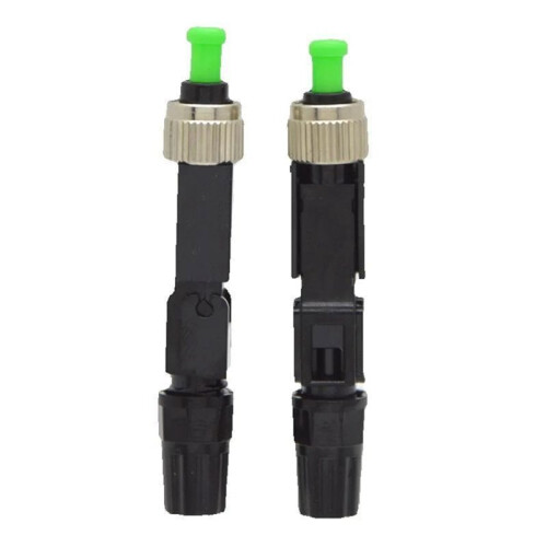 10PCS FTTH Pre Bur Fiber Optic Fast Connector Adapter Mechanical FC APC Quick Connector for FTTH Drop Cable 2