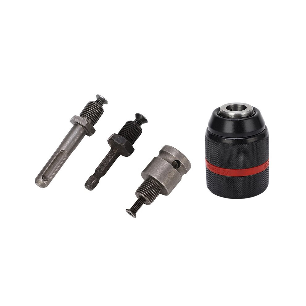 Drill Chuck Keyless Self Tightening Clamping Range Quick Changing Tool Round Adaptor 4713301173552