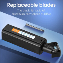 AUA-1940/4529 Optical Fiber Round Cable Stripper Fiber Optic Tool Cable Jacket Slitter Longitudinal Transverse Dual Use