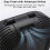 Retainer Case with Vent Holes, Aligner Case for , Portable Aligner Kit, Removable Silicone Liner Black 5