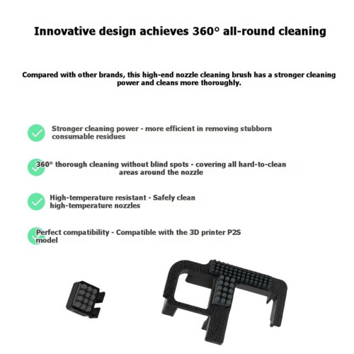 Kit de Nettoyage de Buses en Silicone (2 Pièces) pour  P2S 2