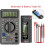 Professionelles Hand-Digitalmultimeter Volt-, Ampere- und Ohm-Tester DT830B 2