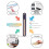 Heat Press Pen Heat Transfer Device with Fast Heating Function for DIY Projects,Crafts,Fabrics,Leather,Gift Make White 7