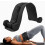 Exercise Hip Thrust Belt - Dumbbell Hip Thrust Belt, Thicken & Widen, Comfortable for Dumbbells, Kettlebells Black 2